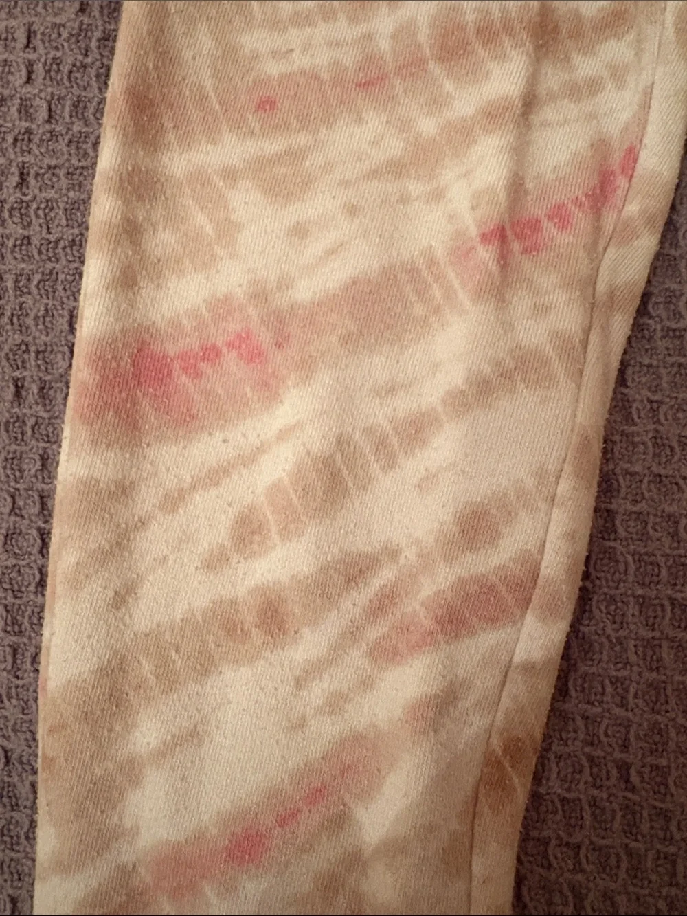 Carter's Cream and Pink Tie-Dye Jogger Sweatpants